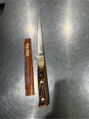 Vintage Schrade‎ + Uncle Henry fishing filet knife 168 USA